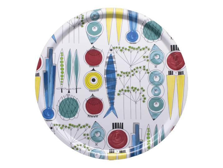 Almedahls Plateau rond Picknick Ø38 cm Multi