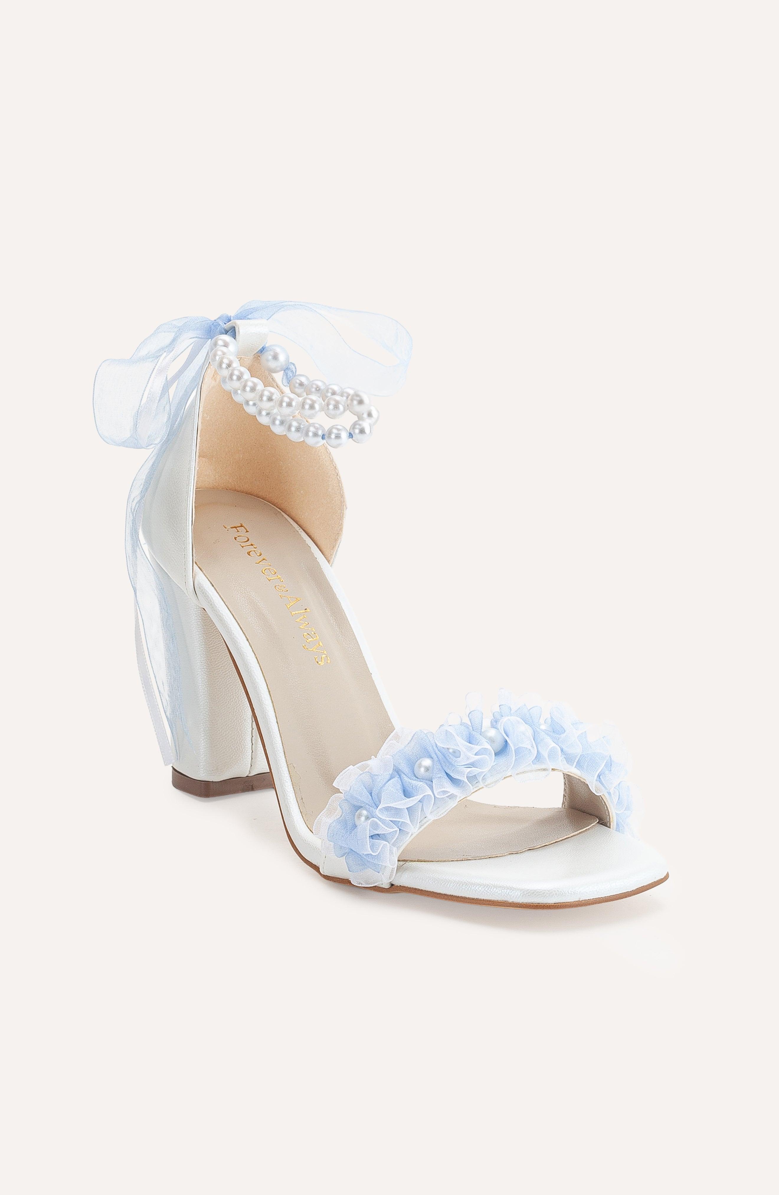 Michelle Lace Bridal Sandalen with Pearls (Women)