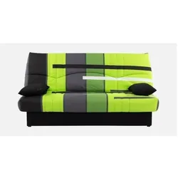 Conforteam, Sofa + Bettsofa, Schlafsofa 3-Sitzer, Baumwolle, Grün, 190 x 92 x 96 cm, DREAM (3-Sitzer)