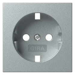 Gira Abdeckung Ersatzteil System 55 Farbe Alu