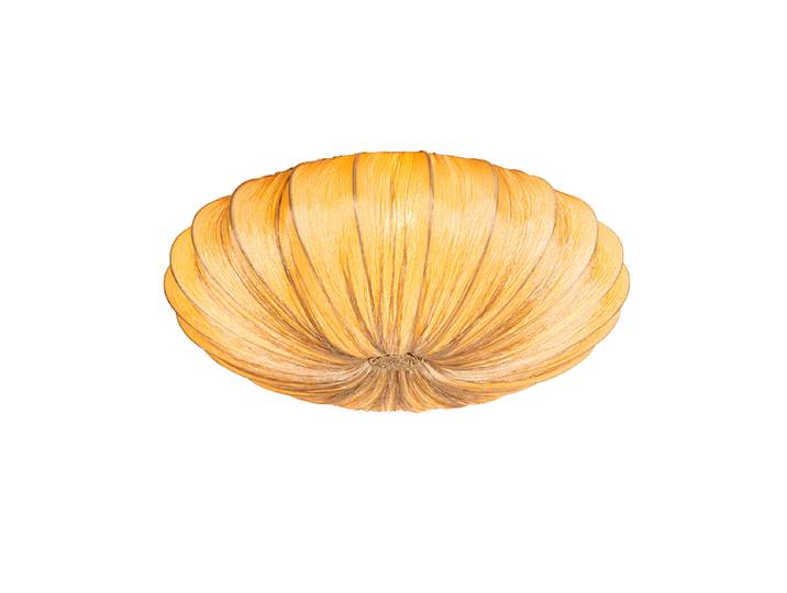 Plafonnier design beige 60 cm 5 lumières - Plu