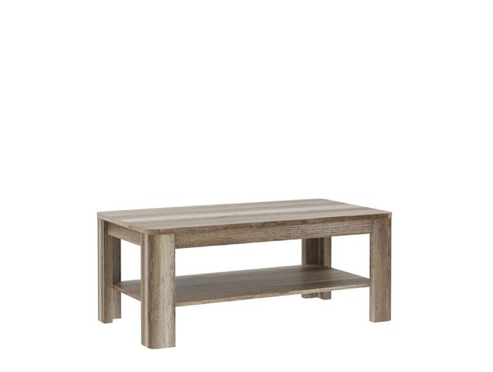 FORTE Couchtisch Ablage, in Eiche Antik Dekor - 110x45x60cm (BxHxT)