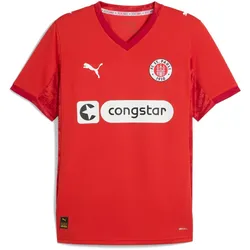 Puma, Herren, Fussballtrikot, FCSP Fourth Jersey (M), Rot, Weiss