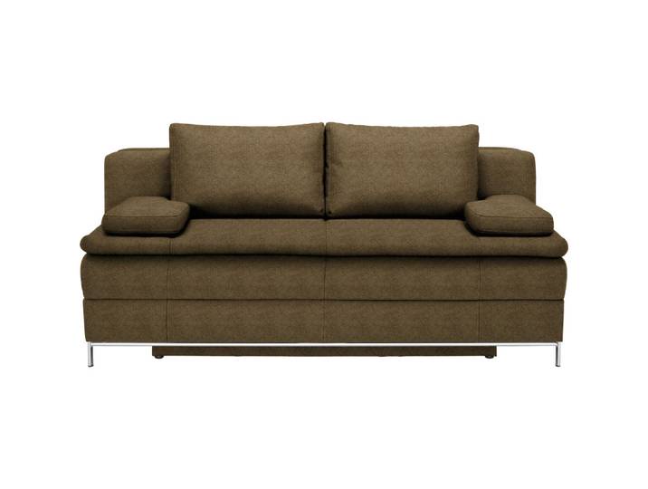 Novel Boxspringsofa Centa, Hellgrün, Metall, Uni, 2-Sitzer, Füllung: Schaumstoff, 200x93x107 cm, Stoffauswahl, Wohnzimmer, Sofas & Couches, Schlafsofas, Schlafsofas mit Bettkasten