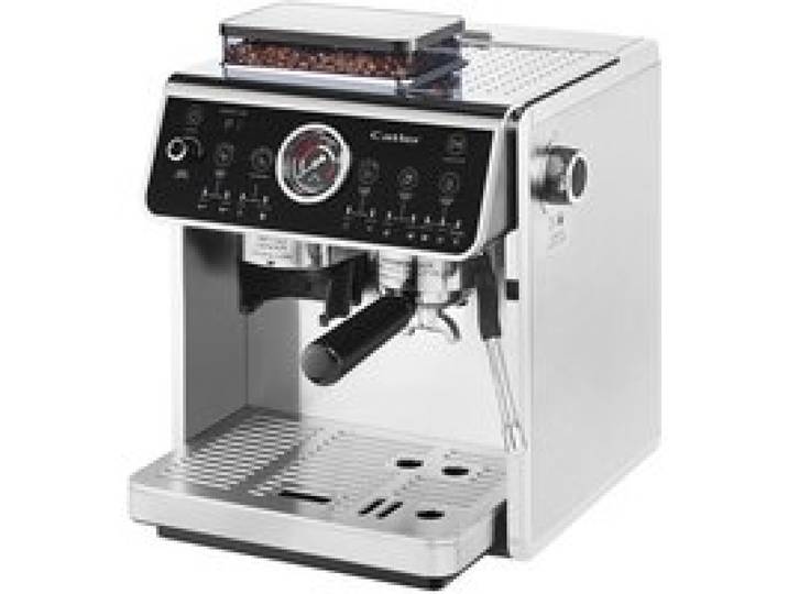 Machine à expresso à levier CATLER ES 910 - Café en grains - Double pompe 20/5 bars - Broyeur inox 30 niveaux - Noir/inox