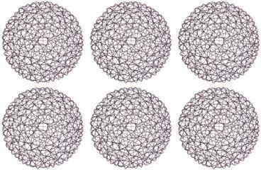 DII Design Imports Woven Paper Kitchen Placemat Set (Set of 6)
