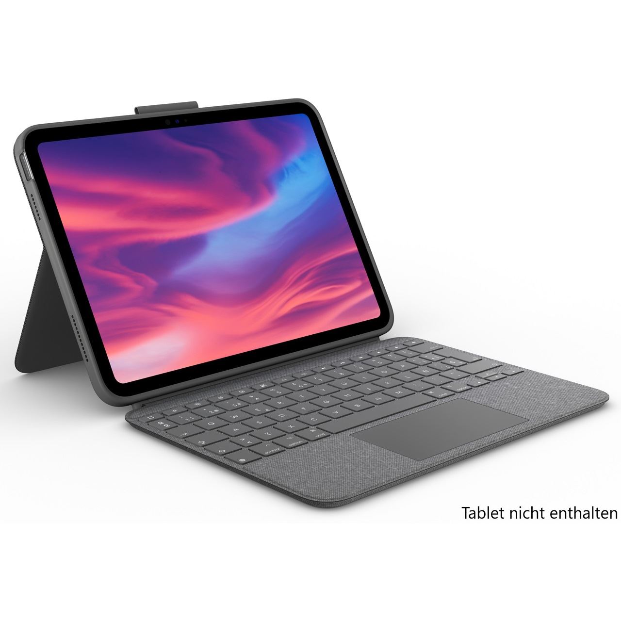 Logitech Combo Touch - Tastatur und Foliohülle - mit Trackpad - hintergrundbeleuchtet - Apple Smart connector - QWERTY - Spanisch - Oxford Gr