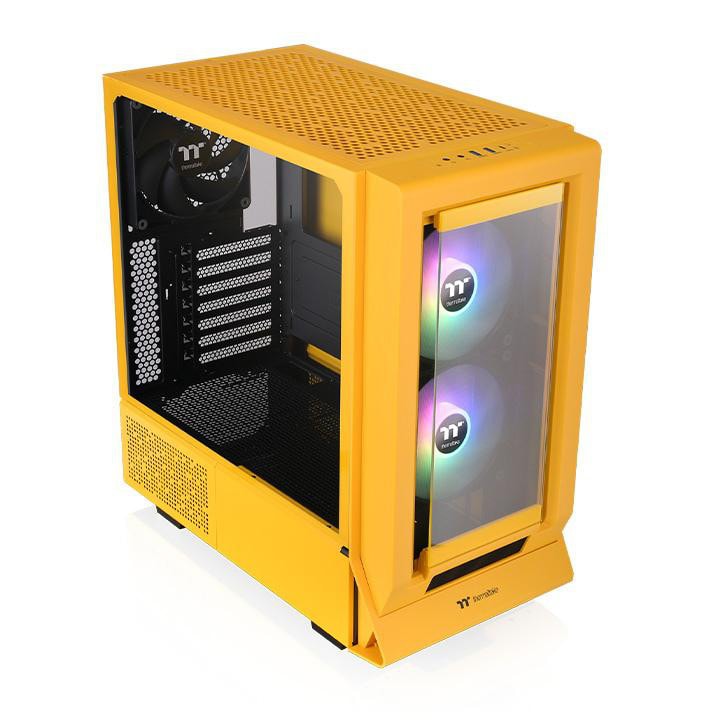 Thermaltake Ceres 350 Gaming PC Gehäuse Midi-Tower Bumblebee Seitenfenster