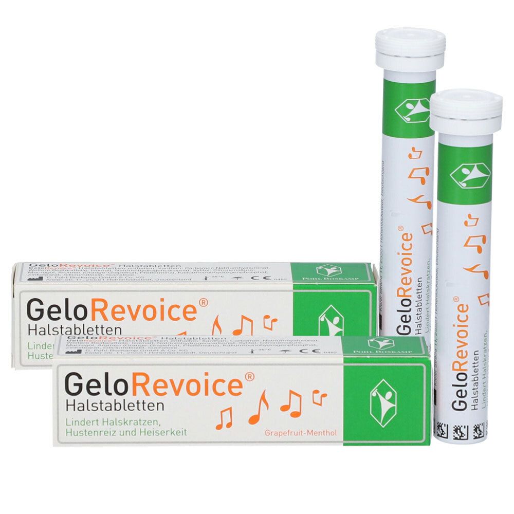 Gelorevoice Halstabletten Grapefruit-Menthol Lut. Doppelpack 2x20 St Lutschtabletten