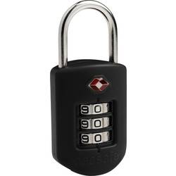 Pacsafe 10260100 Vorhängeschloss 3.4 cm TSA Schwarz Zahlenschloss