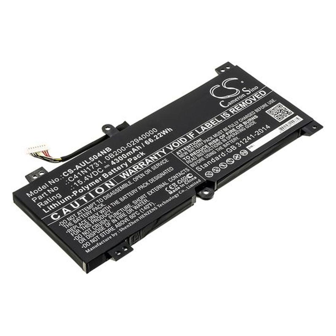 NoName Battery for Asus ROG SCAR II GL504GW-ES043T etc (4 Zellen) (AUL504NB)