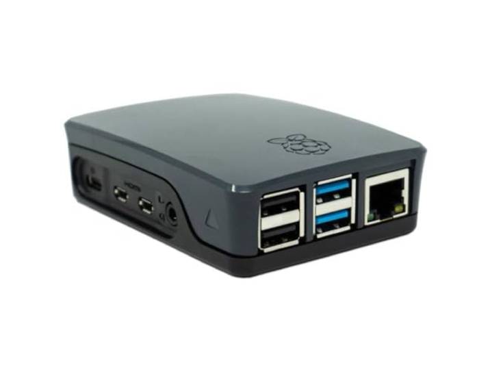 Raspberry Pi 4 case (Black/Grey)