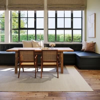 Nate Berkus x Rugs USA Nate Berkus Hollis Solid Wool Cozy Area Rug