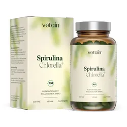 Bio-Spirulina & Bio-Chlorella (500 Tabletten)