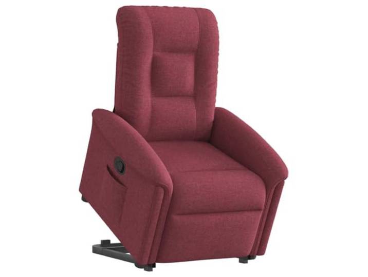 vidaXL Fauteuil inclinable Rouge Bordeaux Tissu