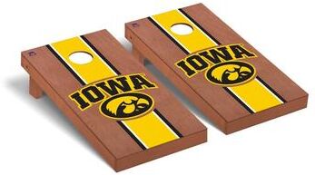 Skip's Garage Iowa Hawkeyes 2x4 Pro Cornhole Boards - V7