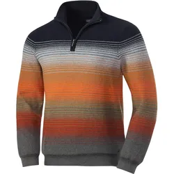 Franco Bettoni Herren Zipper-Pullover Multicolor