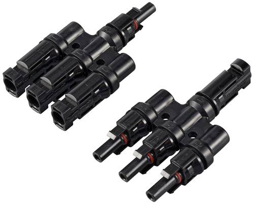 Sygonix Solaradapter T-Verbinder (3 zu 1) 1000V SY-6408000 Y-Stecker