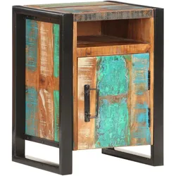 vidaXL Nachttisch 40x35x55 cm Altholz Massiv