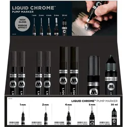 Molotow, Kasse, Display Liquid Chrome Set IV