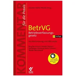 BetrVG Betriebsverfassungsgesetz, Fachbücher von Peter Wedde, Wolfgang Däubler, Thomas Klebe