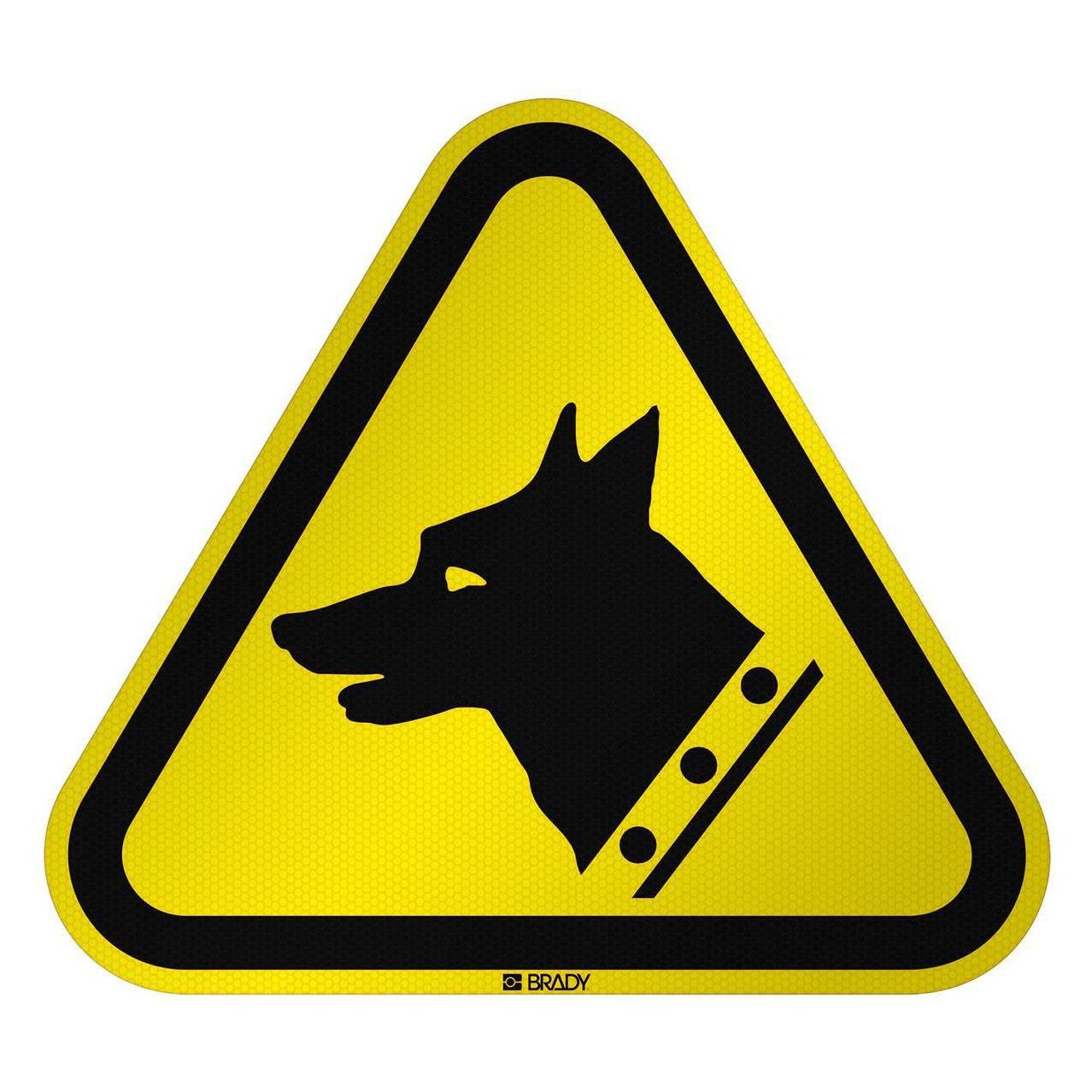 Brady ISO Safety Sign Warning Guard (W/W013/NT/RFL-TRI310-1)