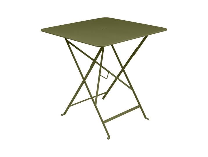 Fermob - Table carrée Bistro - Vert - Acier laqué - Designer Studio Fermob