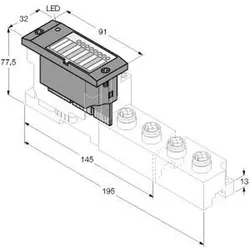 Turck Elektronikmodul BL67-1CNT/ENC