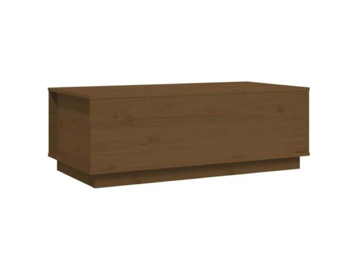 LASWWQMRF Couchtisch Höhenverstellbar Massivholz 100x50 cm Honigbraun Höhenverstellbare Tischplatte für bequemes Arbeiten im Wohnzimmer, integrierter Stauraum unter der Platte in Honigbraun.