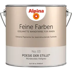 Alpina  Innenfarbe  Wandfarbe  Feine  Farben  "Poesie  der  Stille"  5,0  L  No.  03