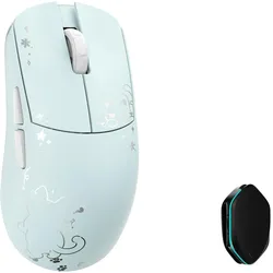WLMouse Ying - Blue Cat (Omron Optical) Wireless 8K Magnesium Mouse (Kabellos), Maus, Blau