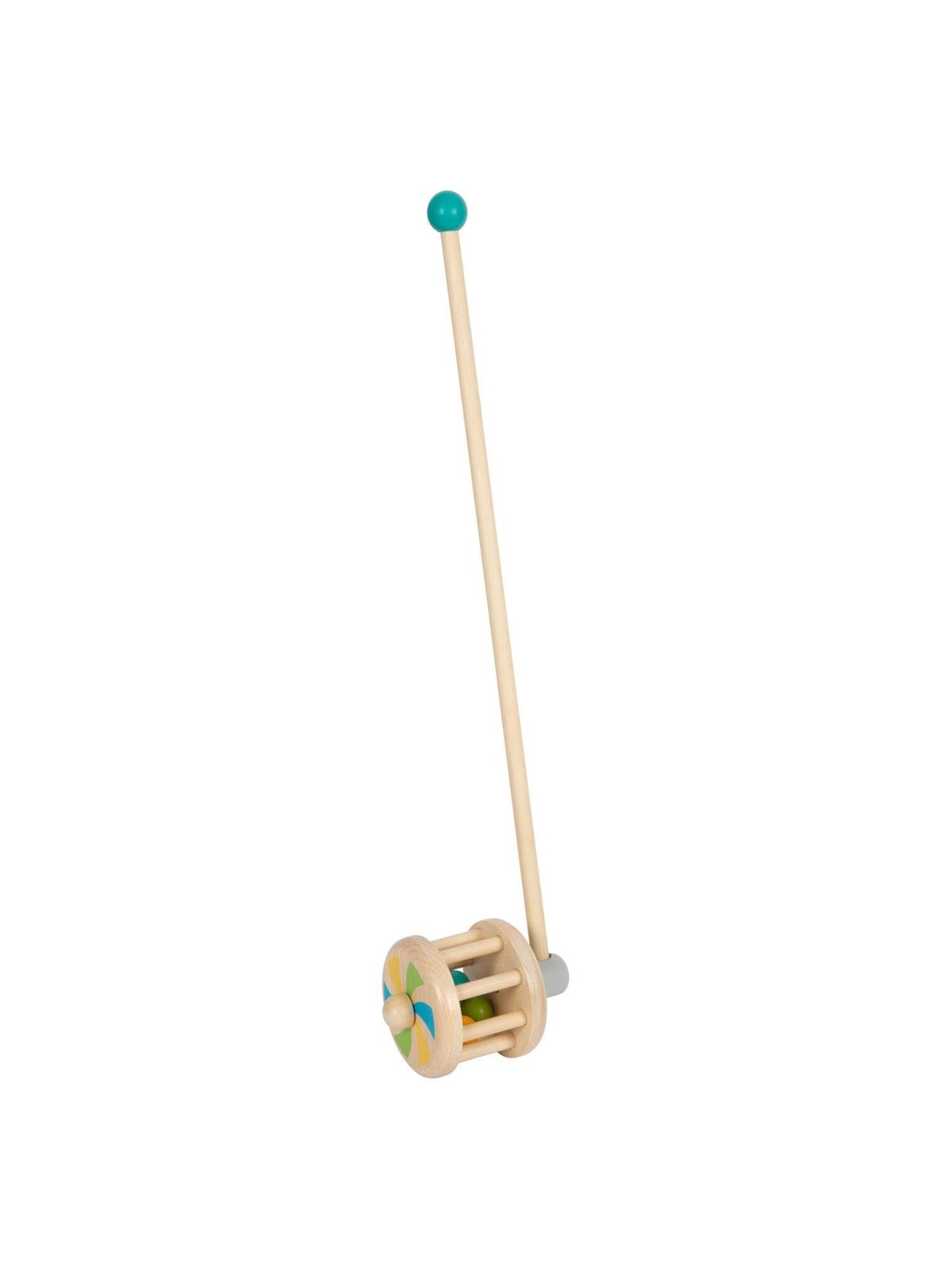 Small Foot - Wooden Push Figure Rattle