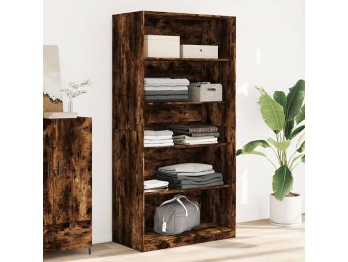 HKLGBVCR Kleiderschrank, Raucheiche, 100 x 50 x 200 cm, Holz