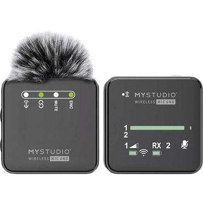 Ansteck Studiomikrofon Easypix MyStudio Mic UNO Übertragungsart (Details):Kabelgebunden, Funk inkl. Windschutz, inkl. Mikrofoncase
