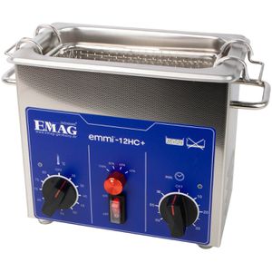 Emag Ultraschallreinigungsgerät Emmi 12 HC Plus, 1,2 Liter, mit Timer und Heizung