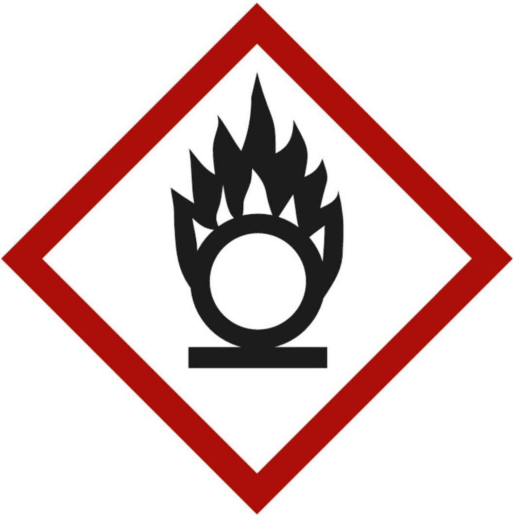 Gefahrstoffsymbol Flammeüber Kreis, Typ: 03037 ; nVent HOFFMAN (B171.15.223)