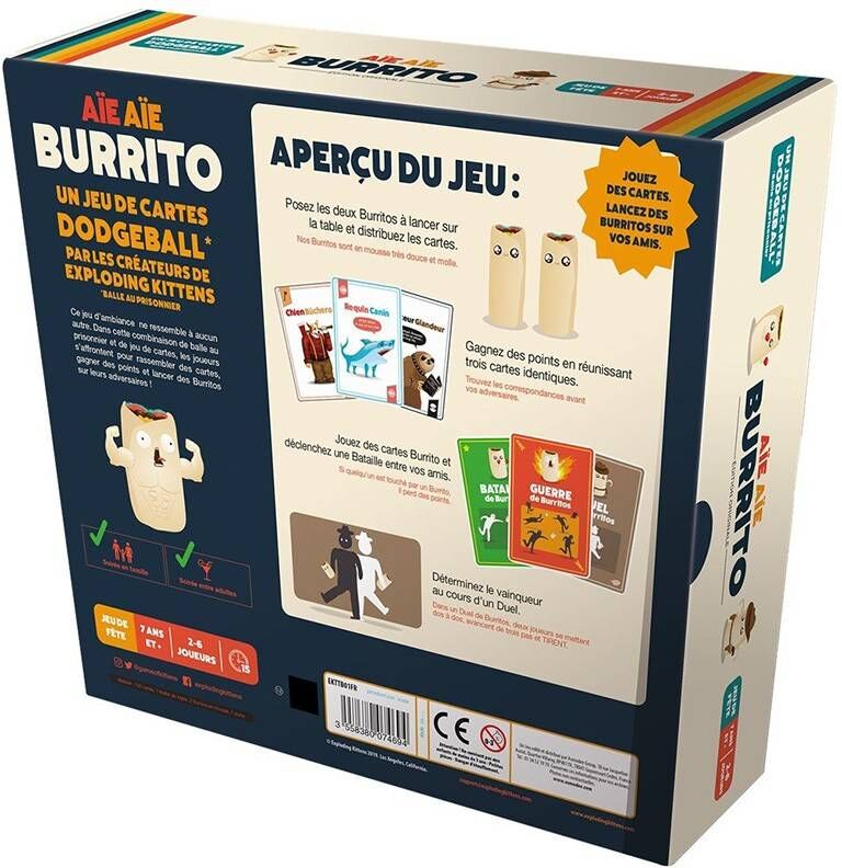 Exploding Kittens Aïe Aïe Burrito