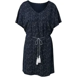 Tchibo - Strandtunika - Damen - Gr. S/M - dunkelblau/print