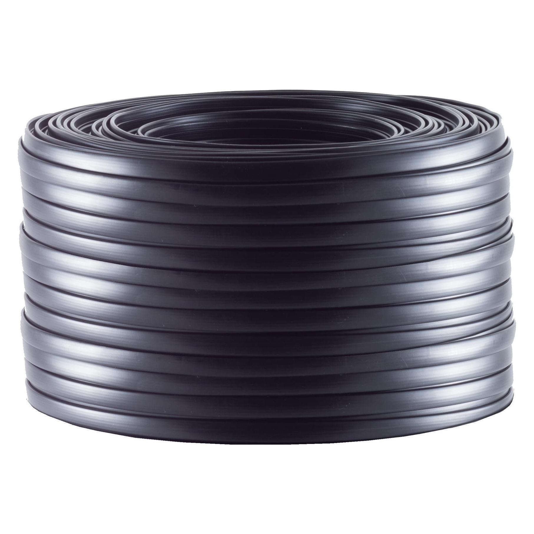 Shiverpeaks S/CONN maximum connectivity Telefonkabel 4-adrig, flach, schwarz, 10,0m (76106-10)
