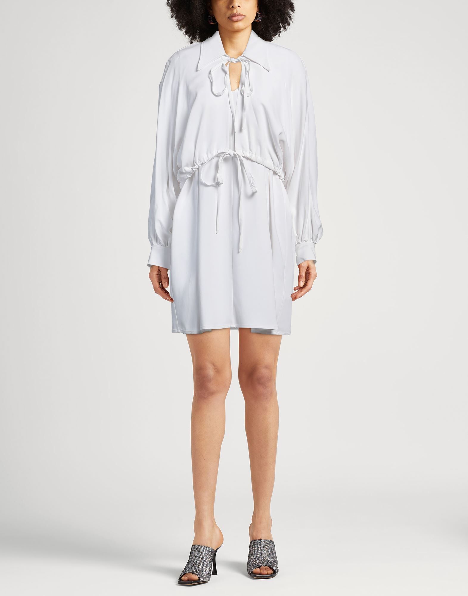 Ami Alexandre Mattiussi Minivestido Mujer Blanco 36,38 Mujer