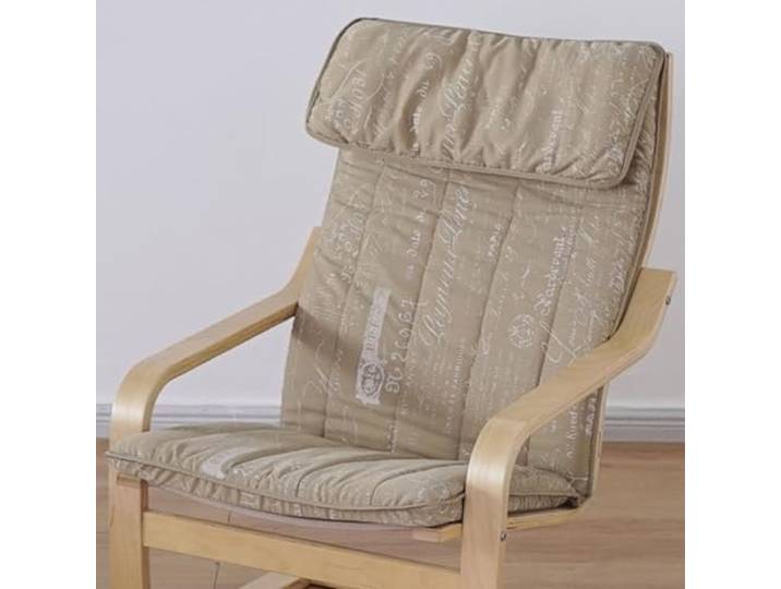 WEIDPHL Coussin De Remplacement pour Chaise Poang\, Housse De Fauteuil Multicolore\, Coussin De Chaise De Salon Durable Poang\, Housse De Chaise Lavable Et Amovible\,Letter a