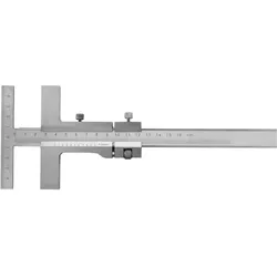 Fortis, Messlehre, Anreiss Messschieber mit Feineinstellung 160 mm (16 cm)