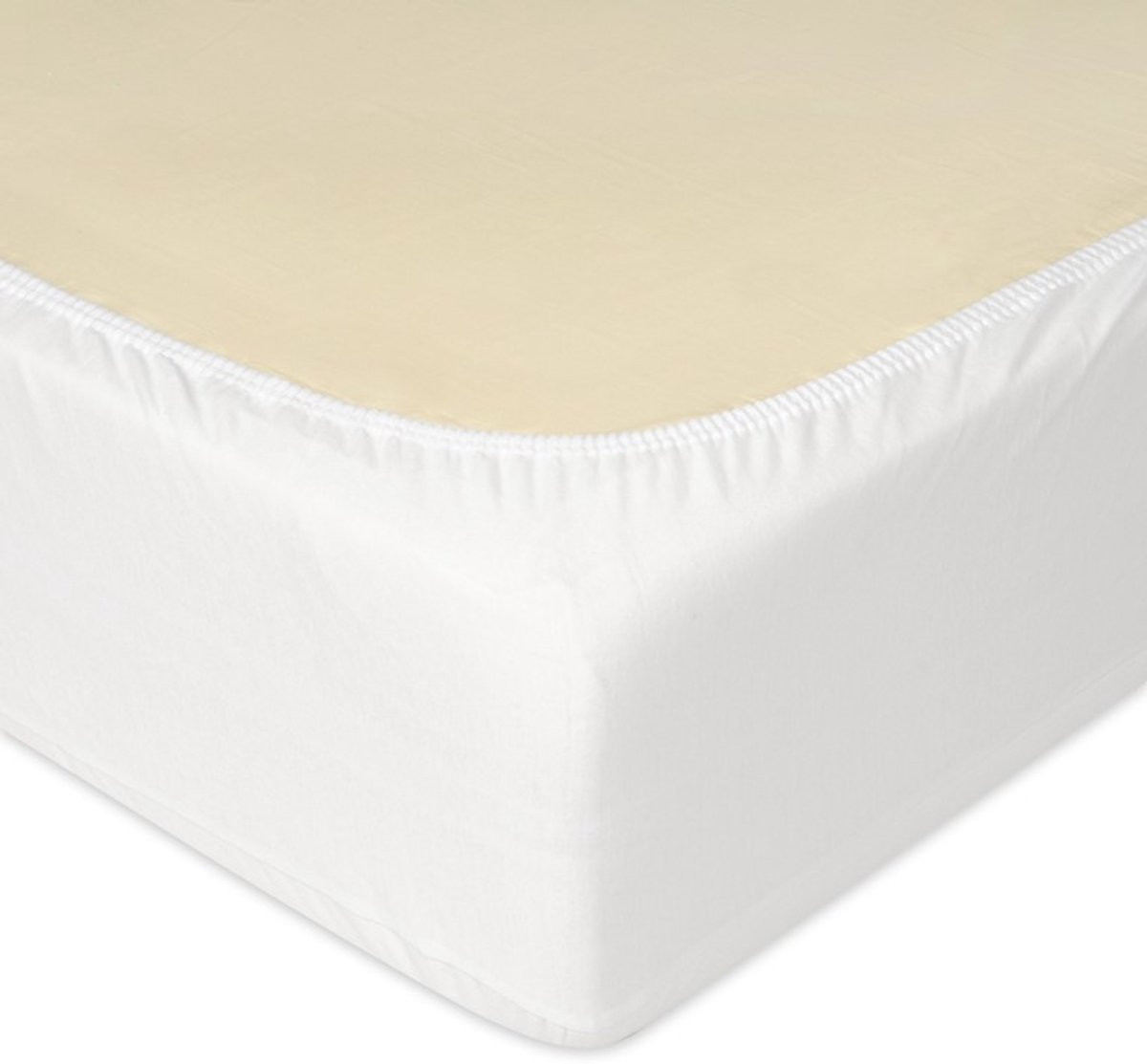 Waterdichte Jersey Molton-onderlaag voor matras, 160 x 200 cm, 20 cm matrashoogte