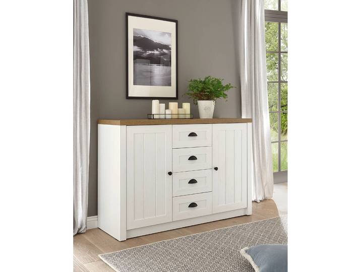 Sideboard II 130 x 88 x 43cm Weiß