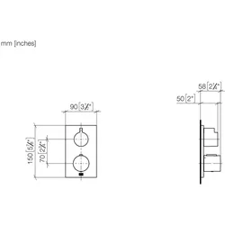 Dornbracht Unterputz-Thermostat 36425670  36425670-42