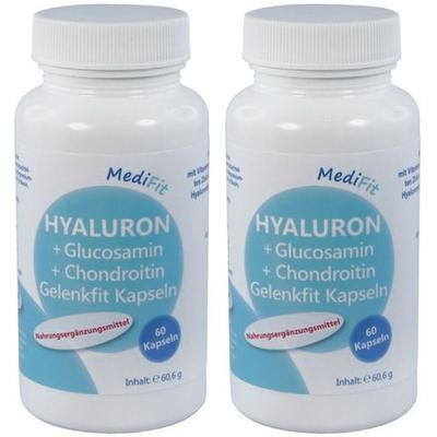HYALURON+GLUCOSAMIN+Chondroitin Gelenkfit Kapseln 2x 2x60 St