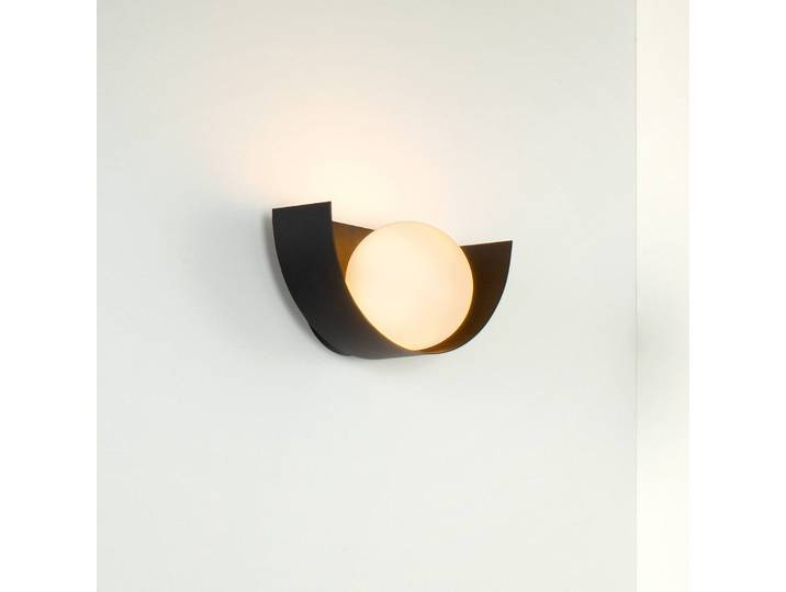 Lucide Wandlampe Benni, dimmbar, schwarz, für Wohn- / Esszimmer, Metall, Modern, Wandleuchte, Wandlampe Innen