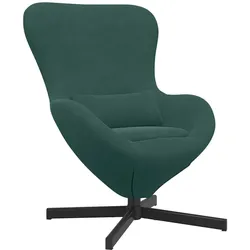 vidaXL Eiersessel Dunkelgrün 63 x 73 x 90 cm Samt