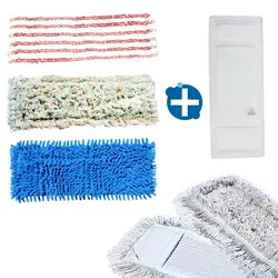 Mop-Set Mopptex 5 verschiedene Möppe 40 cm Wischmöppe für diverse Anwendungsbereiche