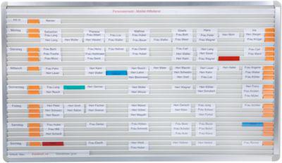 Stecktafel Visiplan, Streifen, 31 Schienen + Starterkit GRATIS